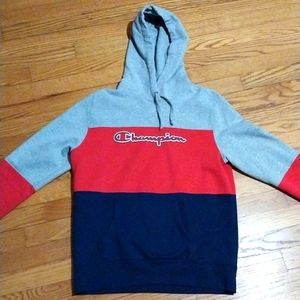 Champion Cut and Sew Hoodie Sz S